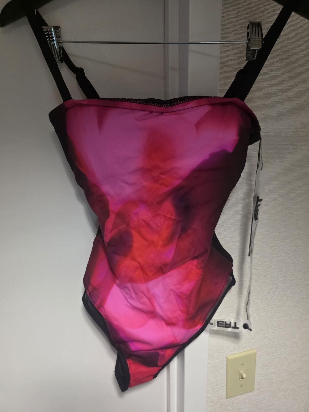 NWT Sleek Pink Ombre One-Piece Swimsuit